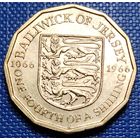 Джерси 1/4 шиллинга 1966 г. 900 лет биттве при Гастингсе.