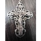 Крест большой серебро 925 проба с рубля