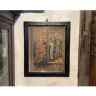 Старинная литография Воздвижения Животворящего Креста Господня 1900 год