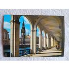 Германия, Гамбург. Аркады Альстера и ратуша