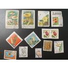 РАСПРОДАЖА КОЛЛЕКЦИИ. марки "флора, цветы, грибы"