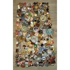 Большой лот значков. Свыше 300 штук. С рубля, без минимальной цены.