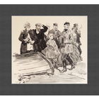 Иллюстрация к книге  худ Гаврилкевич Е. Г. акварель . 70 годы соцреализм