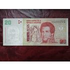 20 песо Аргентина 2003 г.