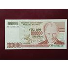 Турция 100000 лир 1997 UNC