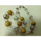 Бусы муранское стекло