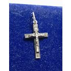 Серебряный крестик , 925 проба .