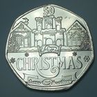 Гибралтар 50 пенсов, 2024 Рождество UNC
