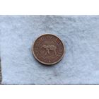 Werty71 Либерия 1/2 цента 1937 Слон Корабль