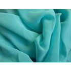 Ткань бирюзовая прозрачная