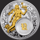 Дева. 2013 . Дзева. 2013 (Virgo. 2013) , , серебро , 20 рублей . Знаки Зодиака . Гороскоп.   Гараскоп. В оригинальном подарочном футляре !