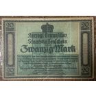 Банкнота 20 марок 1918 год. Герцогства Брауншвейг-Люнебург