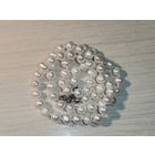 Бусы из натурального жемчуга, длина 44 см., застёжка рабочая.