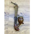 Старинная курительная трубка. Рог кость Европа много Лотов с рубля