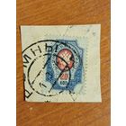 1904 Россия Загорский 77 вертикальное верже гашение Ромны Полтавской губернии герб (3-5)