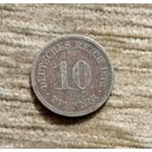 Werty71 Германия 10 пфеннигов 1876 J