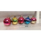 Ёлочные игрушки. Шарики с рисунком из маленьких снежинок. 1-29