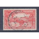 [2006] Британские колонии. Сьерра Леоне 1938. Георг VI.Уборка риса.1,5d,красная. Гашеная марка.