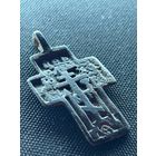 НЕ ЧАСТЫЙ  ШИРОКОЛУЧЕВОЙ КРЕСТ С ИЗОБРАЖЕНИЕМ ГОЛГОФСКОГО КРЕСТА