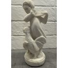 Статуэтка ДЕВУШКА КОРМИТ КУР. Камень. СССР. 1930г  Распродажа коллекции!!!