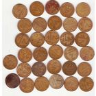 Ранние Советы СССР 2 копейки - 32шт.