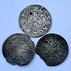 Монеты СЕРЕБРО ВКЛ 3 шт Полторак и полугроши