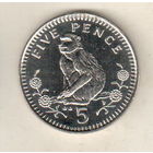 Гибралтар 5 пенс 1988