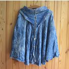 Винтажный джинсовый костюм (юбка + блуза), р.44-46