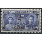 1939 Ньюфаундленд ** Королевский визит Георг VI, надпечатка (SG 273)