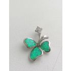 Кулон серебро 925 пр с опалами, торги с Рубля