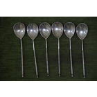 Ложки мельхиоровые ,чайные  6 шт  ( 13 см )