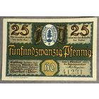 Нотгельд 25 пфеннигов 1921 год. Оберхоф,. Веймарская республика
