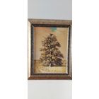 Георгий Скрипниченко Полесье (с автопортретом) 1985 год Масло 76х56 (размер без рамы)