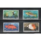 Папуа Новая-Гвинея-1976 (Мих.315-318) , ** , Морская фауна,Рыбы (полная серия)
