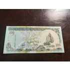 Мальдивы 100 руфий образца 2000 года UNC p22b