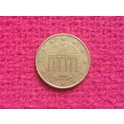 Германия 10 евроцентов 2002 г. F