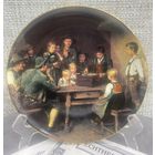 Декоративная тарелка LILIEN PORZELLAN Австрия Музыкальная шкатулка 20 см С коробкой и сертификатом. 1993 год.