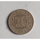 Ямайка 1 пенни 1957 год королева Елизавета II колония Британии