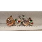 Ёлочные игрушки из рельефного стекла. 22-25