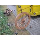 Люстра из колеса для прялки на 5лампочек