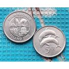 Исландия 5 крон, UNC. Дельфины. Предложи свою цену или обмен!