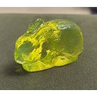 Статуэтка Заяц из уранового стекла . Производство Чехия