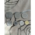Набор монет Швейцария без повторов 5, 2, 1, 1/2 франка, 10,5 раппен всего на 10,65 франков (дешевле номинала)