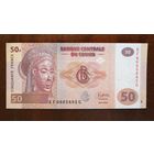 Конго (ДР) 50 франков 2022 г., P:97b, надпечатка см. в описании лота