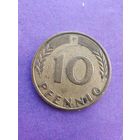 Германия ФРГ 10 пфеннигов 1969 D