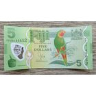 Werty71 Фиджи 5 долларов 2012 UNC Банкнота