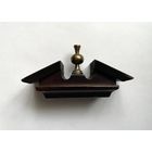 Декоративное навершие для винтажной метеостанции / барометр термометр гигрометр / дерево латунь