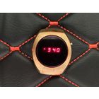 Винтажные электронные часы National Semiconductor, красный светодиодный дисплей, позолота (возможно), сходство с Электроника-1 (Иллюминатор, СССР), ориентировочно середина 1970-х гг. Редкость!!! Торг.