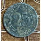 Монета 25 пфеннигов 1920 год. Коблер. Веймарская республика