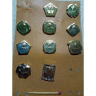 Набор значков. Школьные классы. С именем Ленина